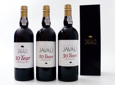 10 - 20 - 30 Year Tawny Port wine set - Quinta do Javali at sweetART